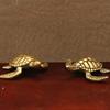 Solid Brass Sea Turtle Figurine Vintage Statue Ornament Tabletop Home Decor Craft Gift