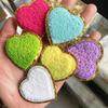 Hot-Selling Color Love Towel Embroidery Cloth Sticker Grit Embroidery Cloth Sticker Heart Patch Sticker Chenier Lightning Embroidery Chapter