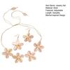 Natural Seashell Flower Jewelry Set Handmade Shell Necklace Earrings with Faux Pearl Accents Beach Vacation Casual Gift for Coastal Lovers