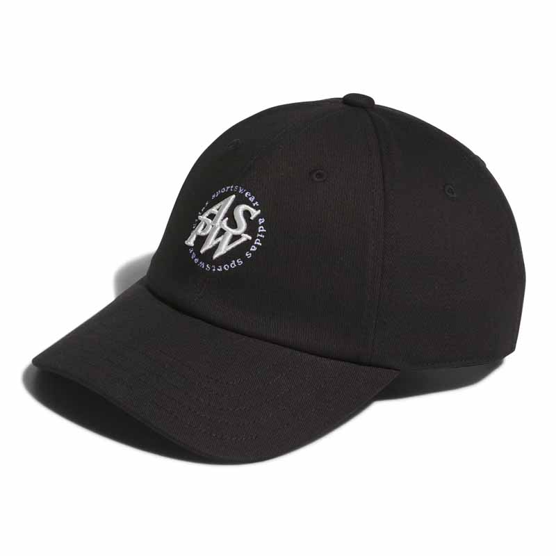 Adidas Cotton Baseball Caps Unisex Black JF1202 OSFM