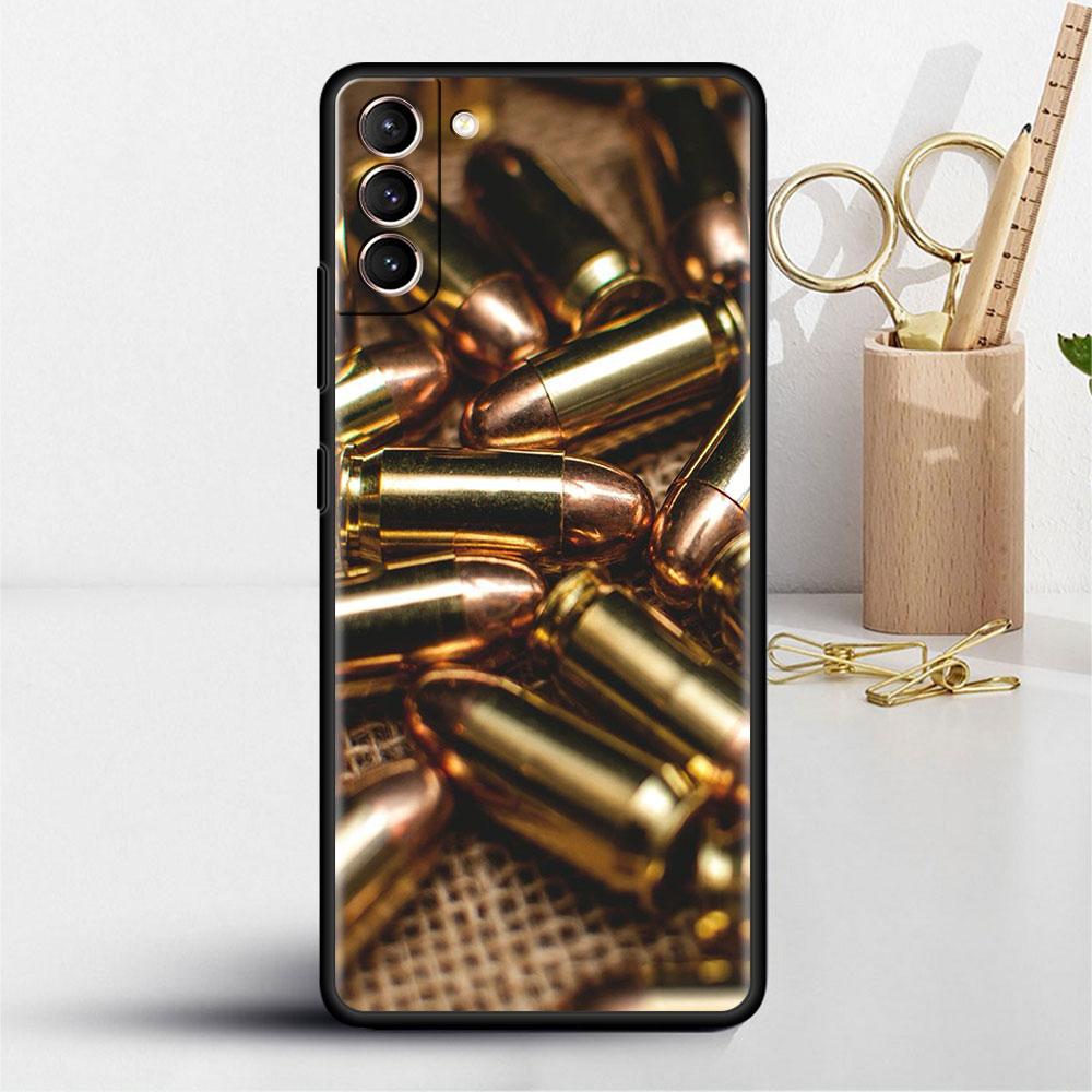 

Мягкий чехол для пистолета AK47 с пулями для Samsung Galaxy S22 S20 FE S21 S10 S9 Plus S8 Note 20 Ultra 10 Lite, чехол для телефона Samsung Note 9