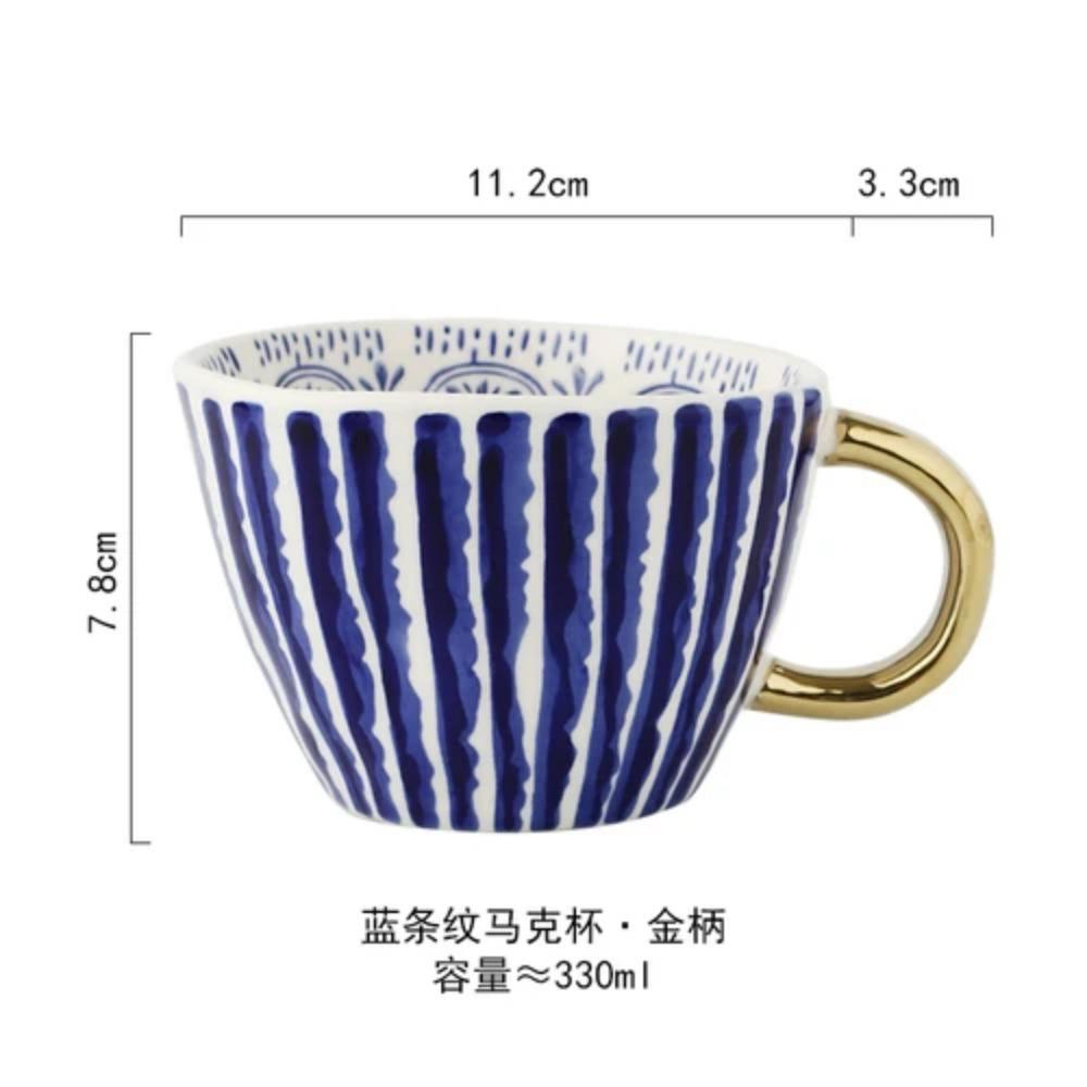 330ml Ceramic Mug with Handle Coffee Cup Afternoon Tea Cup Milk Tea Cups Milk Mug Coffee Mugs Drinkware Teacup Water Cups