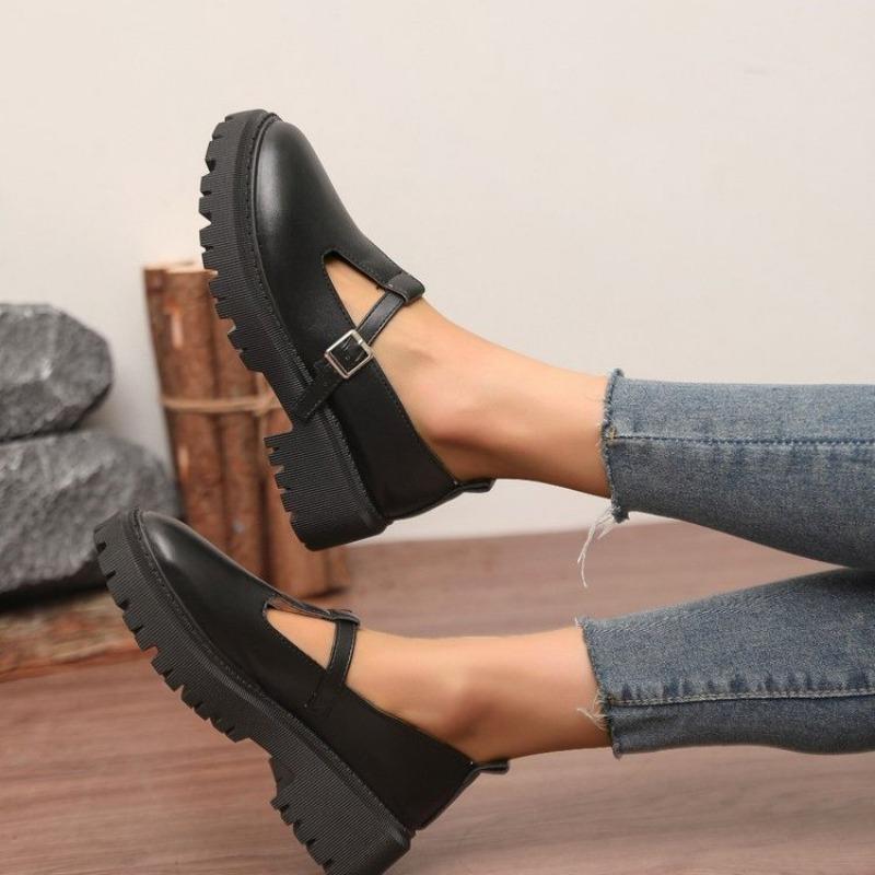 Fashion Ladies Shoes 2025 Brand Buckle Strap Women's High Heels Fashion Round Toe Office and Career New Plus Size Comfortable High Heels