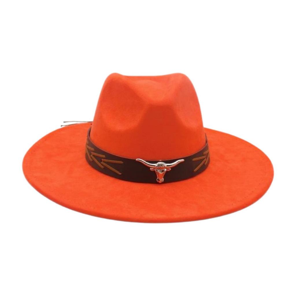 Grassland Ethnic Style Dance Sunscreen Travel Shooting Big Eaves Hat Men'S And Women'S High-End Flat-Brimmed Top Hat
