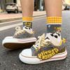 Joint Woody denim American big head shoes women's new casual board shoes platform heightening bread shoes
