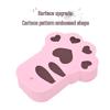 Kids Soft Cartoon Cat Claw Bath Sponge - Pink 2-Pack
