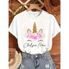 European Size Cute Unicorn Shirt, Custom Cute Unicorn Shirt, Unicorn T-shirt, Personalized T-shirt, a Holiday Gift for Family, Friends, and Teachers