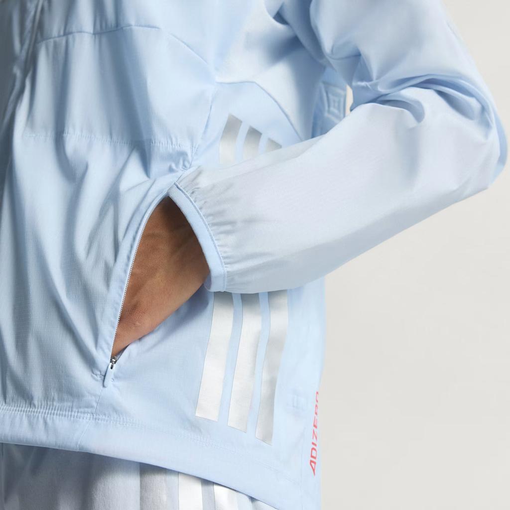 Adidas FW25 Ekiden High-Performance Color-Block Hooded Long Sleeve Jacket Women Jackets KB1517