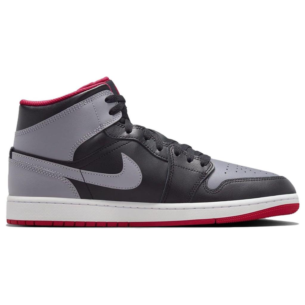 Air Jordan 1 Mid Bred Shadow Męskie Sneakersy Szare Czarne Cementowo-Szare DQ8426-006