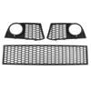 3 BUC Grilă Centrală Inferioară a Barei de Protecție Față și Grilă Bezel Lampă de Ceață 51117906198 pentru Seria 5 F10 2011 până în 2013
