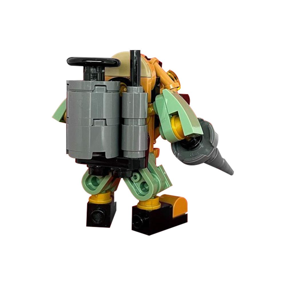 MOC BioShock Roboter Modell Bausteine Schießspiel Big Daddy Roboter Mecha Figur Ziegelstein Spielzeug Erwachsenen Geschenk