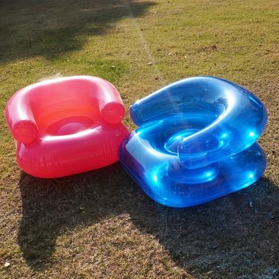Inflatable Loungers Air Sofa Couch Inflatable Blow Up Chair Outdoor Play Props Beach Camping Travel Portable Seat for Kids