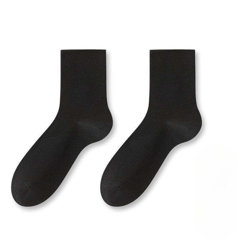 Female Spring and Autumn Pure Cotton Sweat Absorbing Boneless Tube Socks