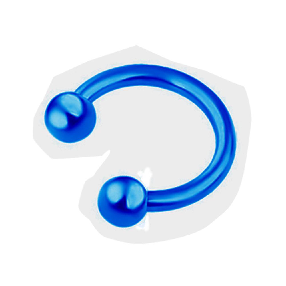 

Cross-border C-shaped Nose and Ear Cartilage Ring Stud - 10 Color Options, 3x8mm