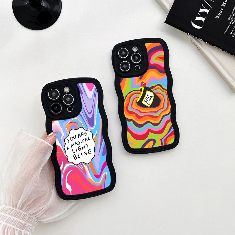 

Чехол для телефона с рисунком волны для Samsung A53 A52 A33 A73 A21S Redmi Note 10 Pro 10S Poco X3 Realme C35 C15 C21y C21 Funda Iphone 11 Vivo OPPO, мягкий чехол