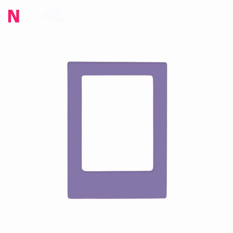 PGY Ins Magnetic Photo Frame 3-inch Polaroid Photo Refrigerator Magnet Desktop Pen Holder Ornaments Hollow Small Card Photo Wall