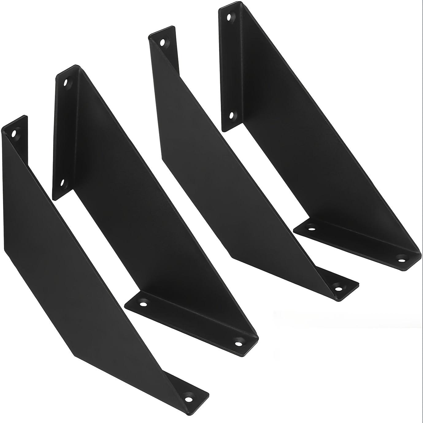 

Fashion Decorative Wall-Mounted Bracket8Inch Floating Shelf4Heavy Duty Corner Bracket Set200Pound Aluminium 8 in-4 pc