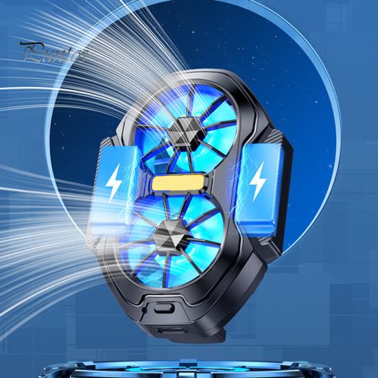 Trådløs mobiltelefon Radiator Kjølevifte Halvleder Varmespredning Lav støy Oppladbar Universal Telefon Radiator