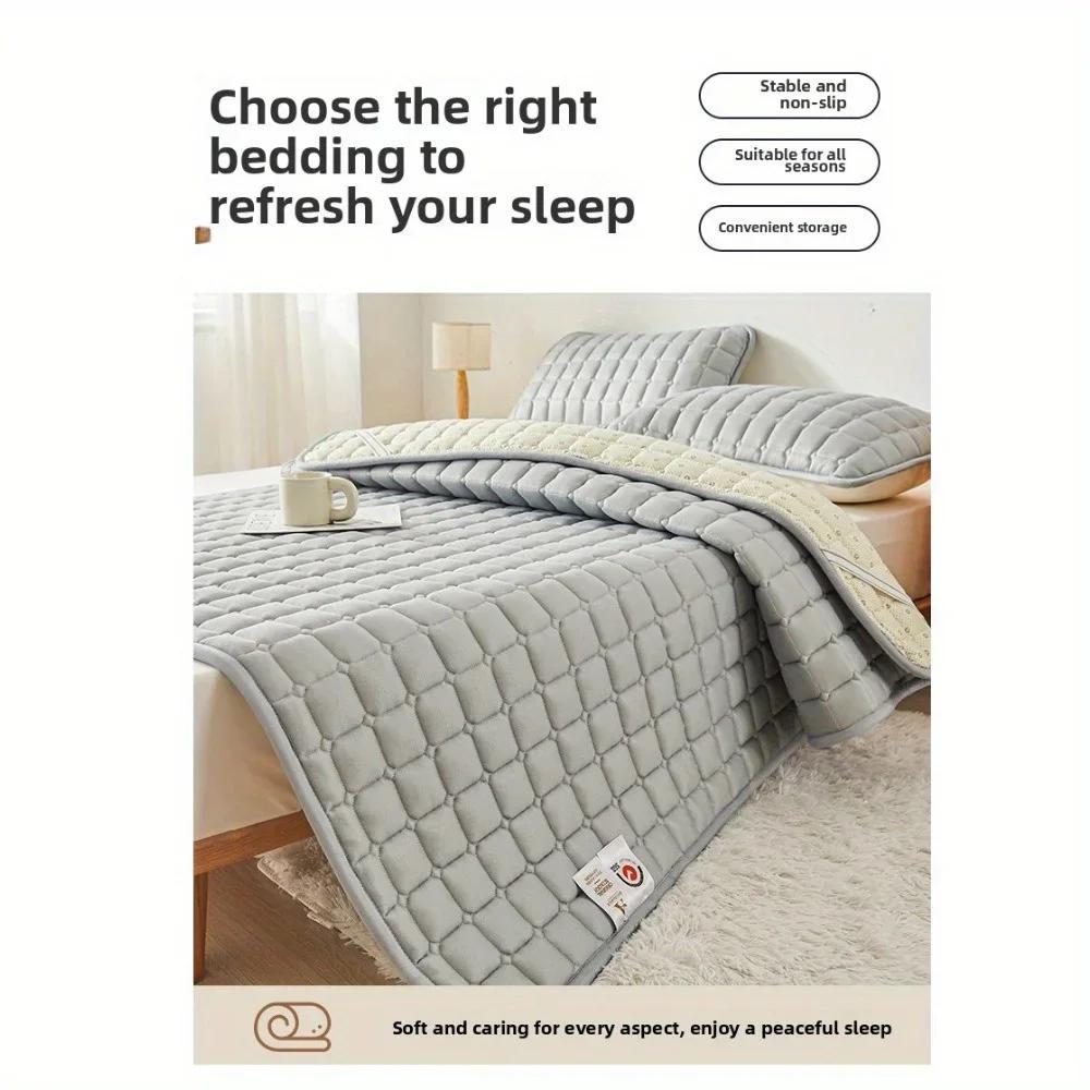 Mattress Cushion, Household Bedroom, Non-slip Warm Mattress, Single Double, Comfortable and Breathable, Thin Mattress
