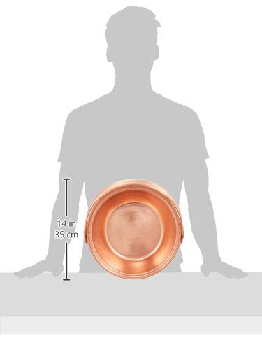 Marushin Copperware, Endo Shoji Copper Mountain Vegetable Pot (without tin lining), 30cm, ASV01030