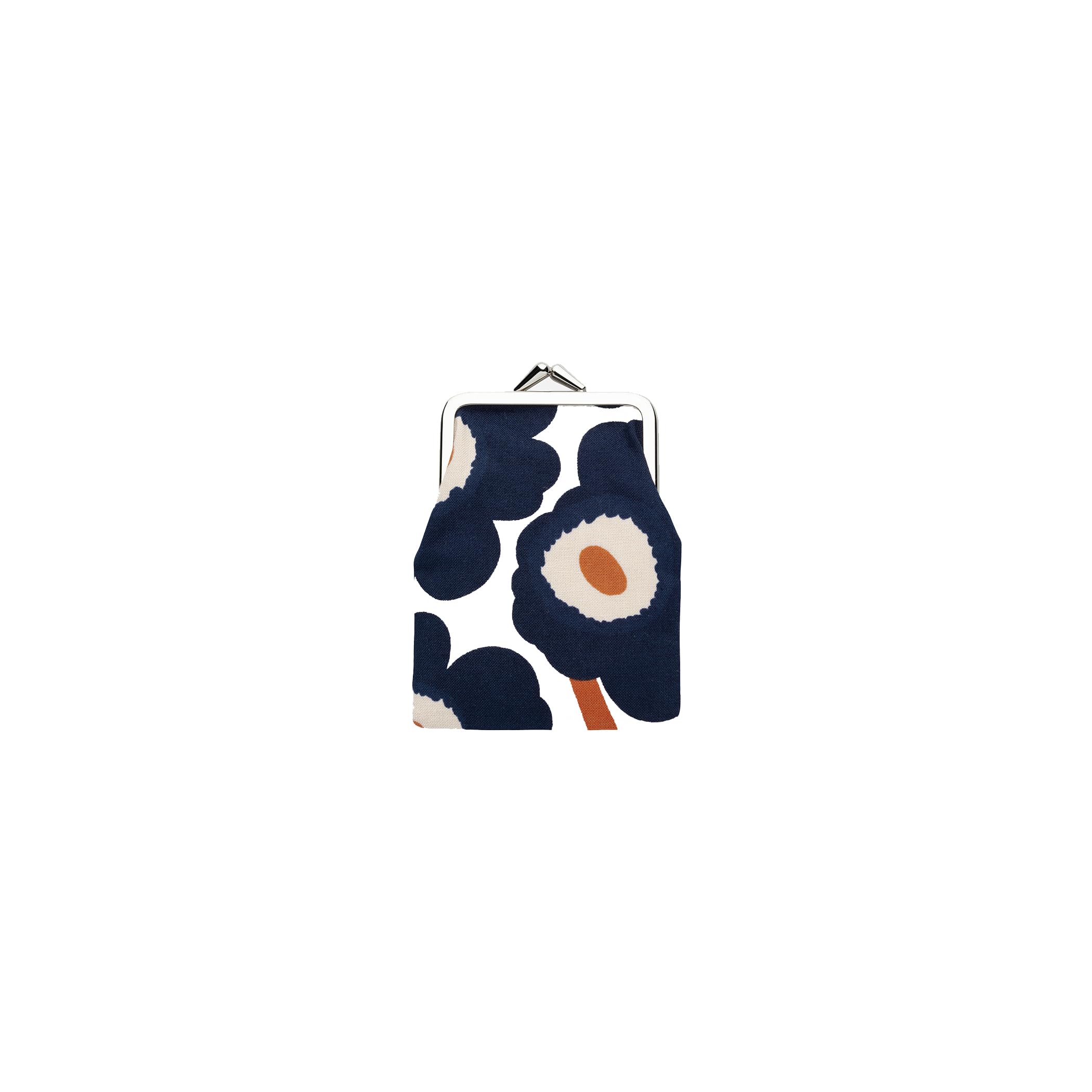 

Marimekko Kortti Kukkaro Mini Unikko Purse Pouch for Women F Dark Blue x White 52_1_52249473398