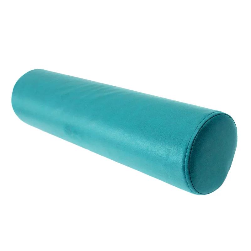 Solid Color Cylinder Pillow for Back Neck Legs Orthopedic Lumbar Support Cushion for Office Sofa Bed Sleeping Maternity Comfort