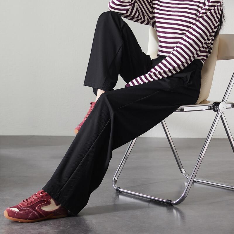SOFSIL Women's High-Waist Straight Leg Casual Pants