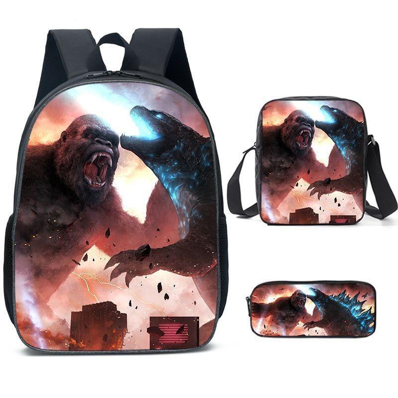 Shoulder Anime Cartoon Bag Pencil Case Kids School Pack For Daily Use