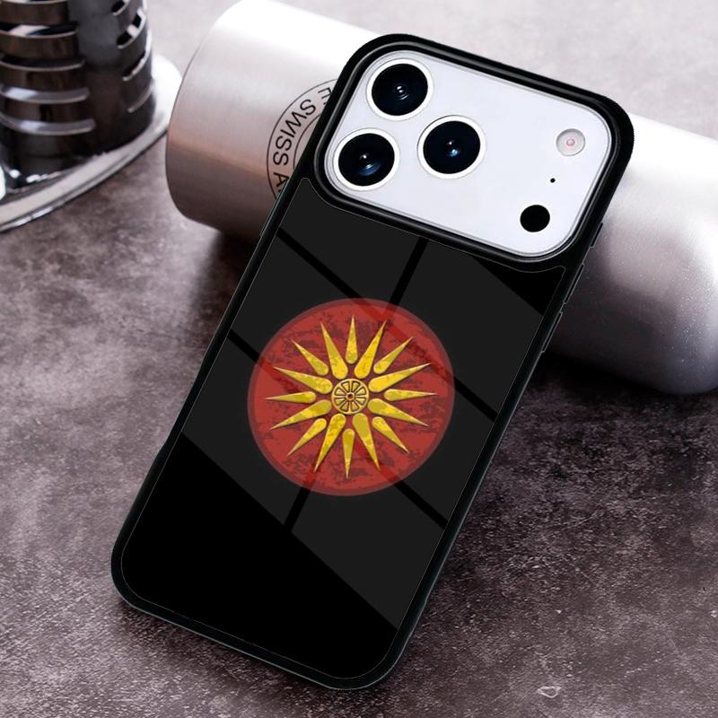 

Macedonia Passport Phone Case for iPhone 17 16 15 Pro Max Air 14 13 12 11 Plus Shockproof Capa Cover iPhone 16