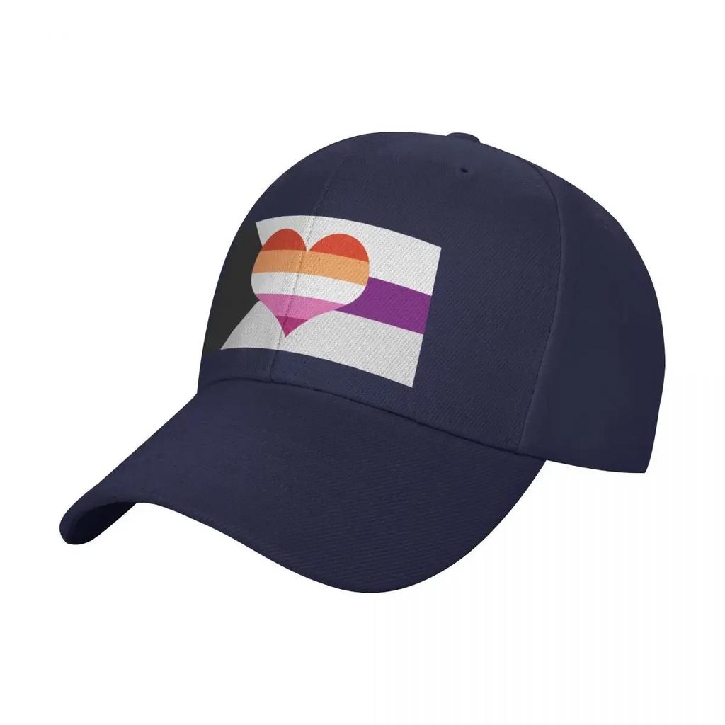 Demisexual Lesbian Pride Flag Baseball Cap Hiking Hat Male Hat Summer Hat Custom Cap Womens Hats For The Sun Mens