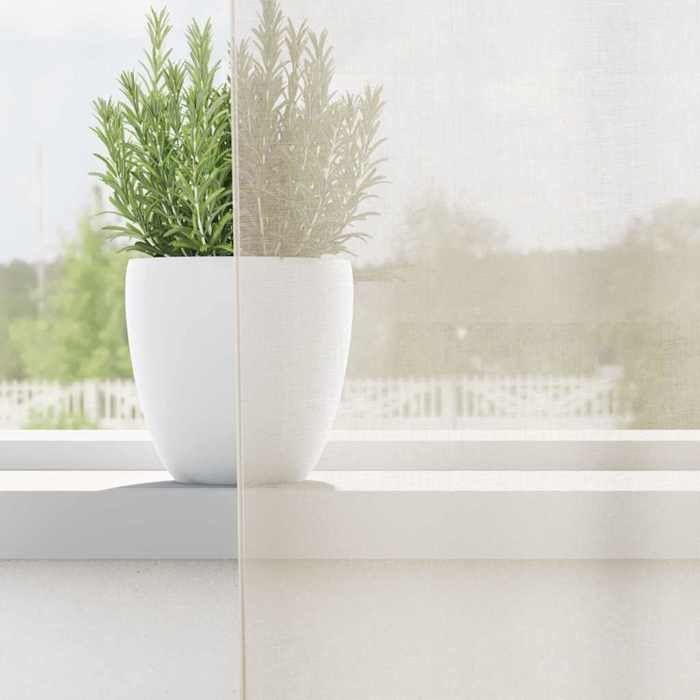 VidaXL Rideaux en voile avec passants 2 pcs crème, rideau en filet, rideau transparent, voile de fenêtre, traitement de 4102270