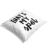 Aertemisi That's My Spot Square Throw Pillow Cushion Covers Cases Pillowcases for Sofa 45cm x 45cm