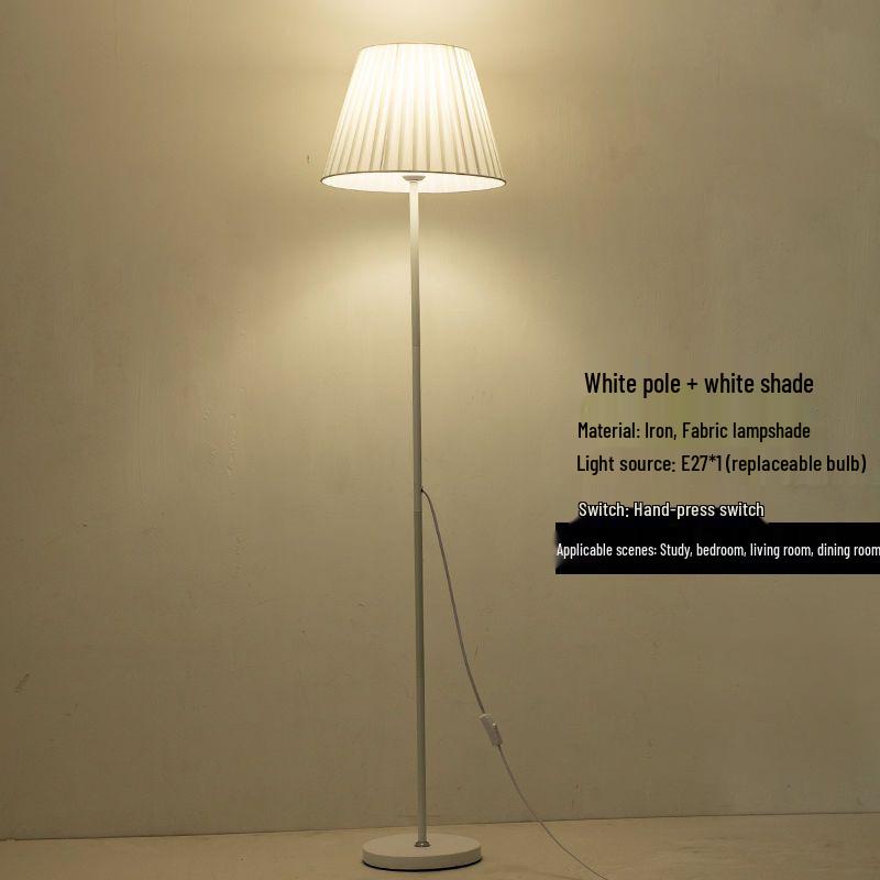 Modern LED Floor Lamp with Remote - Warm Ambient Light for Living Room, Bedroom, Bedside, and Streaming Background.