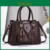 Fashion Splicing Design Shiny Snake Pattern Women Handbag With Pendant Small Bag For Daily Use