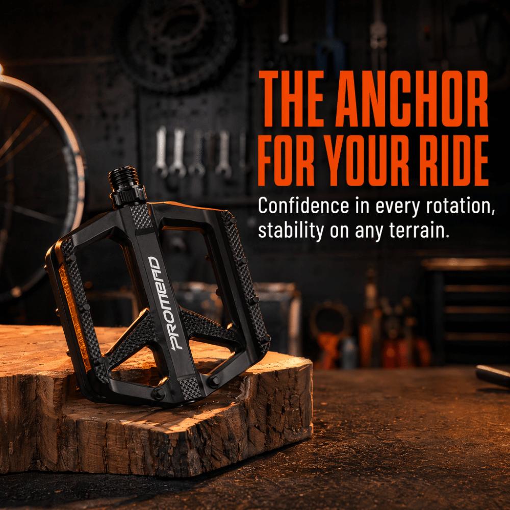 Boron Steel Spindle Bike Pedals Bike Platform Pedals  For MTB, BMX, Road Bike and Mountain Bike