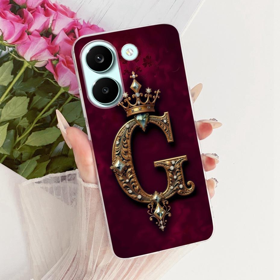 Fashion Crown Letter Case For Xiaomi Poco X8 Pro Soft Silicone TPU Back Cover For Xiaomi Poco X8 Pro Max X8Pro Phone Cases