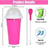 Quick-Frozen Slushy Maker Cup Large Capacity Slushy Cup for Homemade Smoothies Juice Ice Cream Summer Squeeze Beker Kitchen Tool