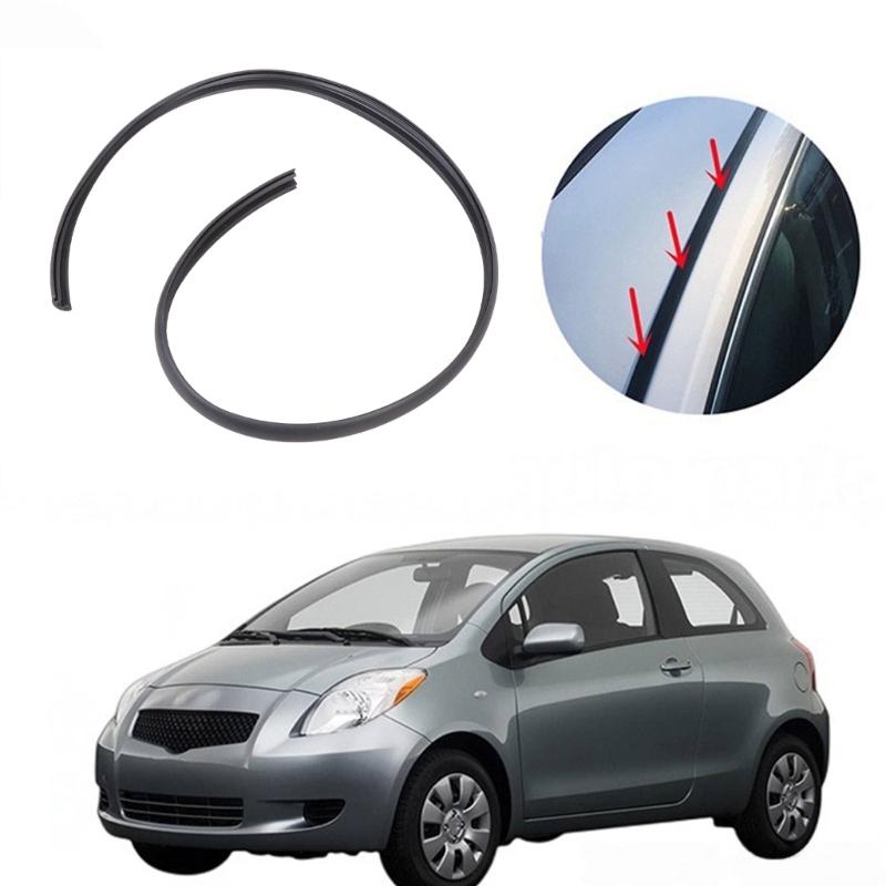 Universal Roof Rack Channel Seal Flexible Rubber Strips Waterproof For Sedans Crossovers And Family Vehicles