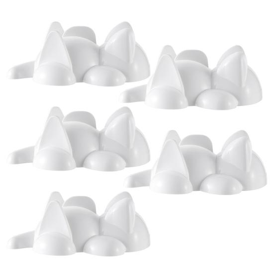 1/3/5 szt. Forma do kulek ryżowych Materiał spożywczy Kształt kota Leżący płasko Design Forma do sushi Łatwy w użyciu Przyrząd do kulek ryżowych Narzędzie kuchenne