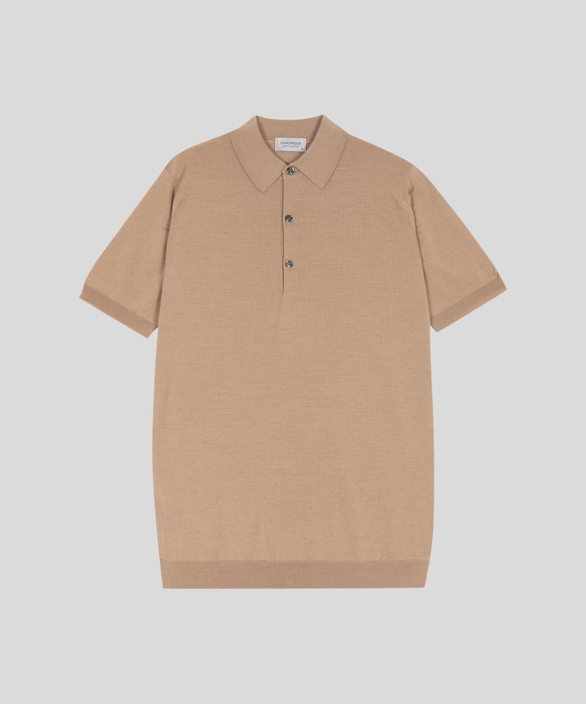 JOHN SMEDLEY Macloud Extra Fine Merino Wool Standard Fit Short Sleeve Polo Shirt Seasonal 4 Colors