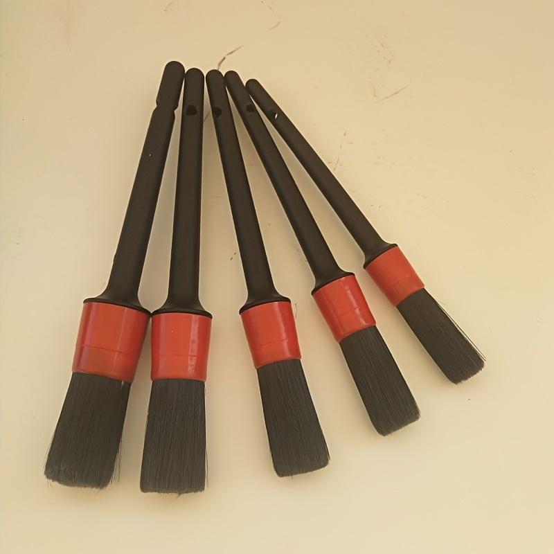 5 Car Beauty Brush Set, Car Interior Cleaning Detail Soft Brush Set, 5 Car Air Conditioner Beauty Brush Dashboard Soft Detail Brush