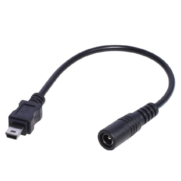 5V 3A Mini USB Power Cable 5.5 x 2.1mm DC Charging Connector for Speaker MP3 MP4