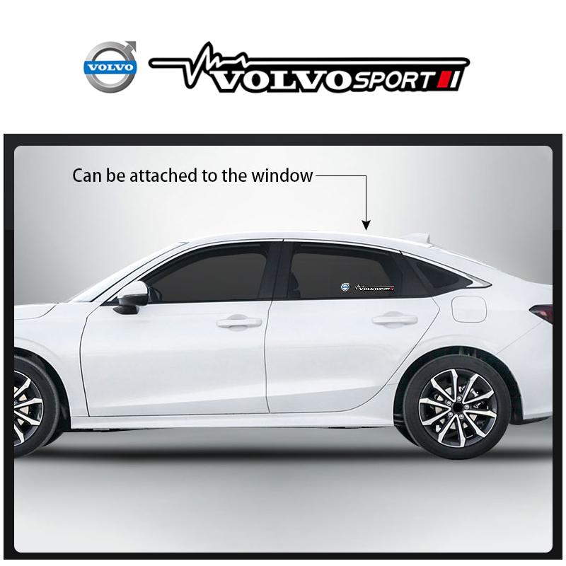Car Window Wiper Stickers Creative Stickers For Volvo V60 V40 XC90 S60 C30 XC60 V50 V70 S90 Olestar AWD Auto Emblem Decor Decals