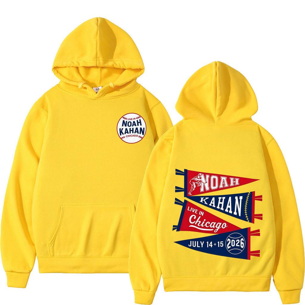 Noah Kahan The Great Divide Tour 2026 Graphic Hoodie Unisex Hip-hop Punk Pullover Long Sleeves Casual Oversized Sweatshirt