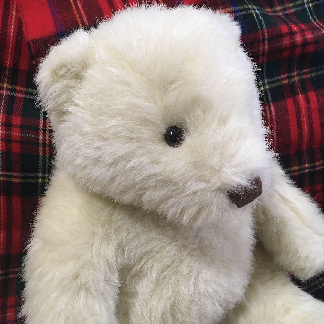 

[USED] White Teddy Bear - Polar Bear Plush Toy by MON SEUIL