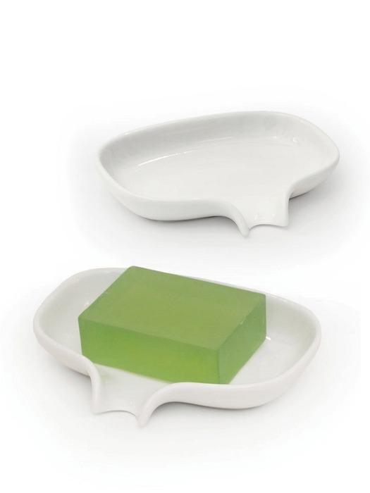 Bosign Bosign Zen Draining Ceramic Soap Dish white