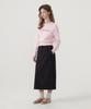 COVERNAT WOMAN Cooper Logo Round Neck Knit Light Pink