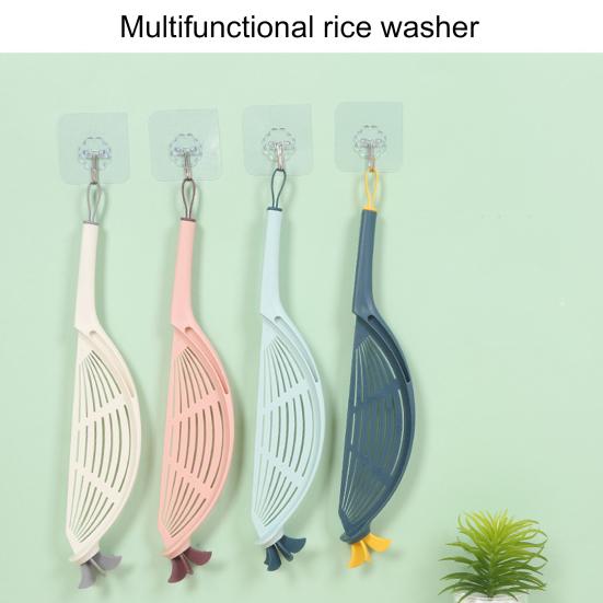 Multifunctional Stirring Fruit Washing Machine Hanging Rice Washer Kitchen Tool Sale Goods