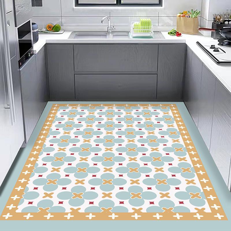 Podložka na podlahu do kuchyně na balkon PVC Voděodolná Olejoodolná Protiskluzová Koberec Jednorázové Otíratelné Koberce Odolné proti špíně na velké ploše