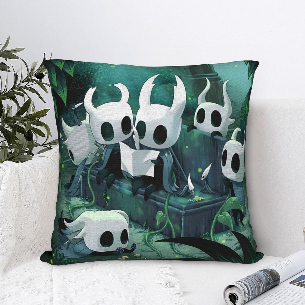 Hollow Knight Funny Games Pillow Covers Merchandise Soft Cushion Cover Decorative Pillow Case Cover Home Multiple Sizes